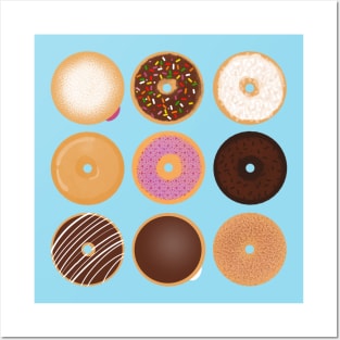 Donuts Donuts Donuts! Posters and Art